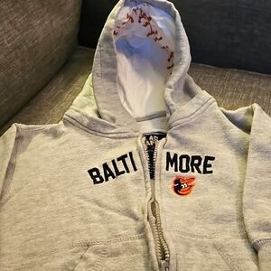 Orioles Hooded Sweatjacket  Size 4